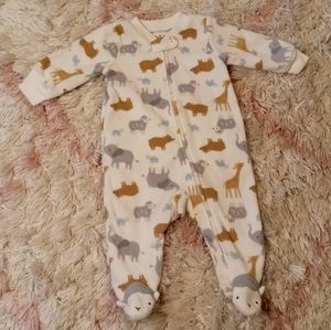 "Child Of Mine" by Carter's fleece baby footie.